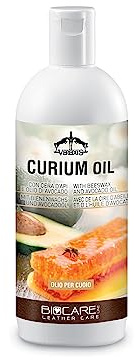 Veredus, olio per il cuoio Curium Oil, con cera d'api e olio di avocado - formato da 500ml