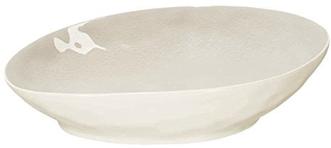 ASA 12225098 Teller Porzellan, 25 x 23 x 6 cm, Champagne