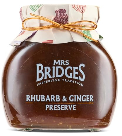 Mrs Bridges Conserva di rabarbaro e zenzero, prodotta in Scozia, barattolo da 340 g (confezione da 1)