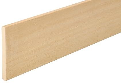 Hobby Legno - Battisedia Massello In Legno Ayous Non Verniciato mm. 100X10X3000 (Prezzo Per ml. 6)