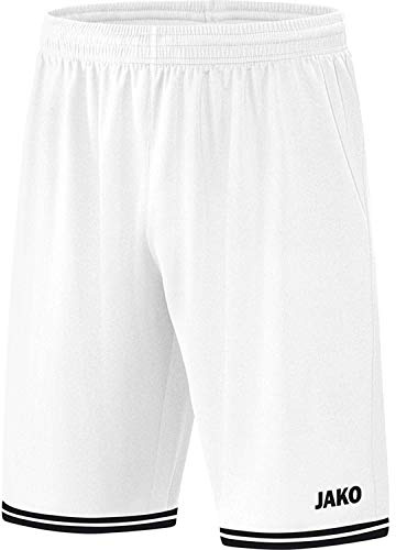 JAKO unisex barn Short Center 2.0 Weiß/Schwarz XS