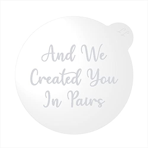 LissieLou and We Created You in Pairs Cookie Embosser Eid Ramadan Celebrations Icing Stamp Fondant Embosser - Clear