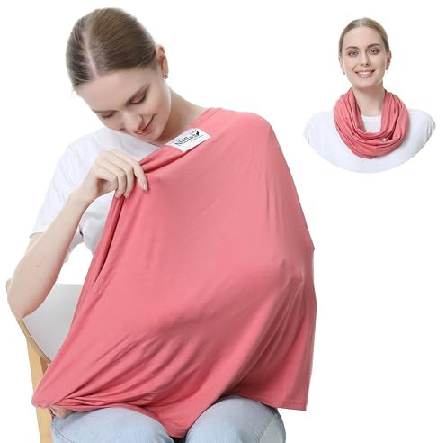 NeoTech Care Stilltuch/-schal - Stillzubehör - weicher Stoff (Rosa)