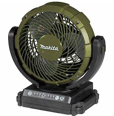 Makita DCF102ZO 14.4V / 18V LXT Cordless Olive Green Portable Fan Body Only