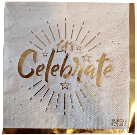 NUTMEG Home Celebrate Napkin