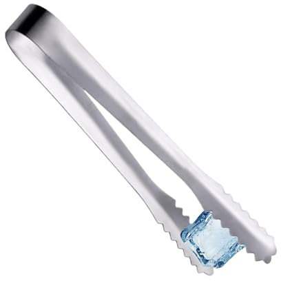 Good Grips Tongs - 410 Stainless Steel Tongs Coffee Sugar Clips | Small Serving Tongs, Kitchen Metal Tongs, Sugar Cube Appetizer, Appetizer Tongs for Appetizers, Desserts
