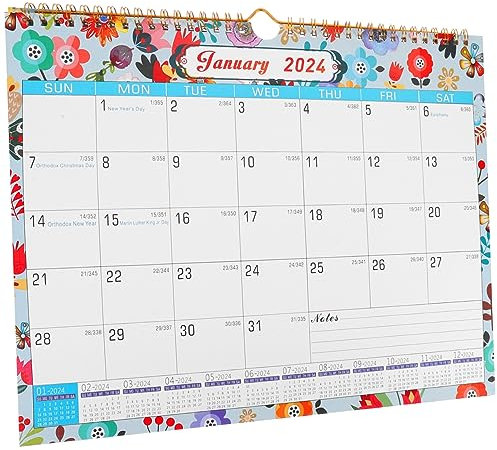 VILLFUL Wandkalender Zum Organisieren Monatskalender Zum Aufhängen Kalender Zum Aufschreiben Von Notizen Hängekalender Für Termine Und Pläne Familienwandkalender Für Täglichen Gebrauch