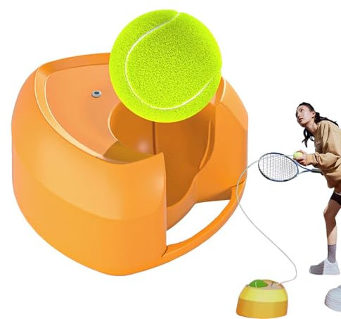 Tennistrainer – Tennis-Anfänger-Solo-Trainings-Rebounder, Tennis-Trainingsausrüstung, Tennis-Rebound-Ball-Set, automatischer Rebound-Tennis-Geschwindigkeitstrainer, rutschfest – Tennis-Trainingsausrüs