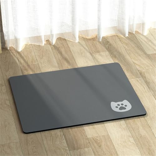 Napfunterlage Hunde Und Katzen Futternapf Unterlage Wasserdichte Haustier Futtermatten Rutschfeste Unterlage Katzennapf Fressnapf Futtermatte Katzenfutter Pet Carpet Matte (40x50 cm,Color 1)