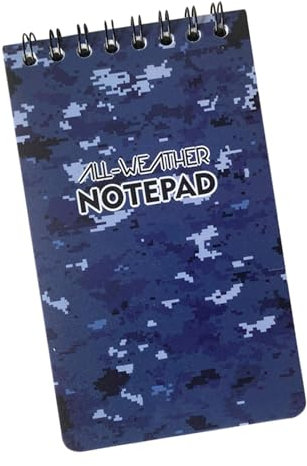 Yorajuy „Write In The Rain“-Notizbuch, wasserfestes Papier-Notizbuch,Wasserdichter Taschennotizblock | Tragbarer Taschen-Notizblock, Top-Spiral-Memo-Notizblöcke mit 50 Seiten für die Aufzeichnung am