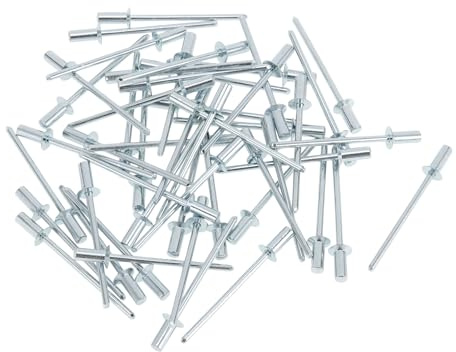A ABSOPRO Remaches de sellado cerrados de cabeza avellanada de 3,2 mm, diámetro de agarre de 6 mm, longitud de agarre de 6 mm, diámetro de la brida, kit surtido de herramientas de reparación de hierro