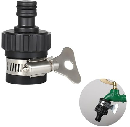 Pevlkawr Connecteur Universel De Robinet Adaptateur Robinet Tuyau Arrosage Adaptateur Tuyau Arrosage Robinet Cuisine pour Salle De Bain, Jardin, WC