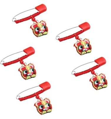 HEALSOPTHY Baby Brooches Safety Pins for Kids Multi-Purpose Cloth Pins with Secure Locking Function Natural Herbal Scented Knot Design Decorative Brooches for Infant Diaper Random Color