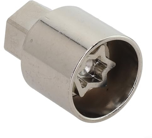 Volakebeing Perno de llave de tuerca de rueda de bloqueo principal de seguridad, tuerca antirrobo para neumáticos con servicio a juego, metal de bronce para vehículos (L)