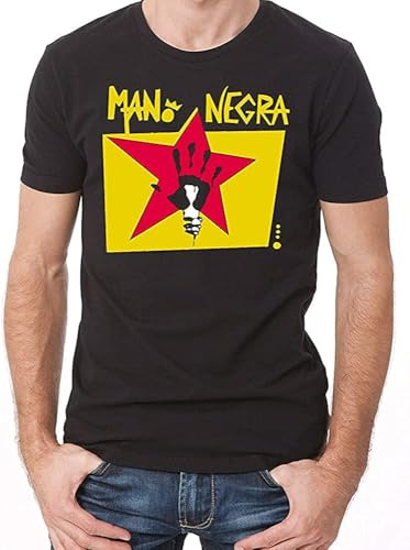 Mano Negra Manu Chao King of Bongo 1991 Album Cover T-Shirt Black