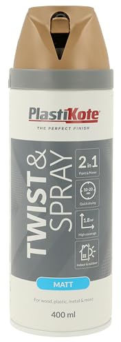 PLASTI-KOTE Premium Spray Paint Satin Grey Beige