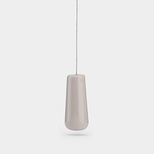 Light Grey Ceramic Cord Roman Blind Curtain Light Pull