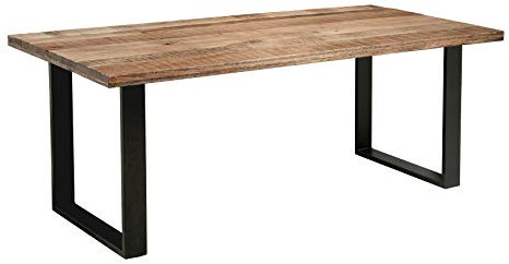 invicta INTERIOR Design Esstisch Iron Craft 200cm Mangoholz Eisen Holztisch Massivholz Konferenztisch Industrial Design