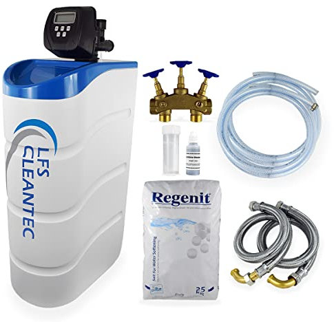 LFS CLEANTEC Addolcitore d'acqua IWKC casa indipendente 5-6 persone - IWKC 2000 con set di collegamento