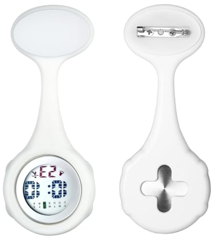 Avaner Krankenschwesteruhr Multifunktion Digital Silikon Pflegeruhr Analog Quarzwerk FOB Schwesternuhr für Damen Herren