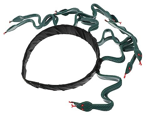 SAFIGLE Medusa Schlangen Stirnband Cosplay Kopfschmuck Kunststoff Party Requisite Für Kinder Und Teenager