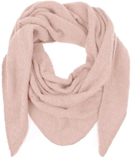 Gloop Damen Schal Strick Dreieck Halstuch Poncho Dreieckstuch für Frauen und Mädchen kuschelig flauschig mehrweg ohne Kratze an Haut