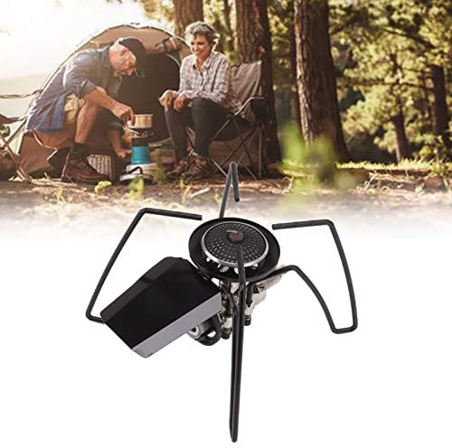 Vomeko Réchaud à Gaz Pliable D'extérieur, Réchaud à Gaz De Camping Portable, Réchaud De Camping Pliable, Réchaud De Randonnée Pour des Scénarios Extérieurs Polyvalents, Y Compris la Randonnée, le Camp