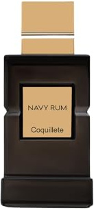 Coquillete - Navy Rum - Profumo di nicchia unisex 100 ml - Extrait de parfum - Note esperidate, rum, lavanda retrò e un boschivo vetiver - Fragranza elegante e di classe
