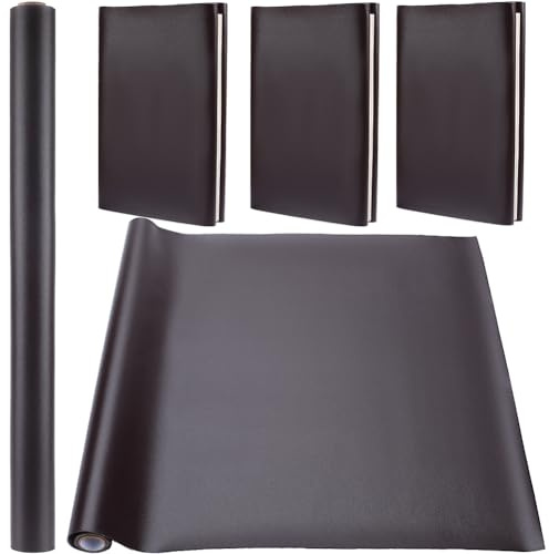 CRASPIRE 31.5 x 16.5 Panno per Libri in Finta Pelle Marrone per Rilegatura di Libri A3-A8 Superficie Liscia in PU Rivestimento Base in Tessuto Non Tessuto Rivestito in Poliuretano Protezione
