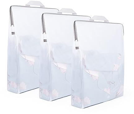 Quixotical 3 Piezas Bolsas para la Colada, Red de Lavandería para Lavadora 30 X 40cm, Bolsas de Lavandería para Prendas Delicadas, para Ropa interior, Sujetadores, Calcetines
