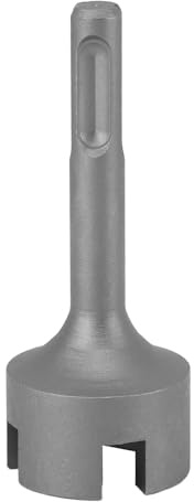 Ground Rod Driver for SDS Plus Hammer Drill, Earth Rod Installation Tool | Forged Steel Construction, High Impact Resistance, Long Service Life, Durable Grounding Accessory