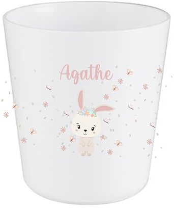 Gobelet enfant personnalisé/Verre enfant incassable/Gobelet maternelle/Gobelet prénom enfant/Verre plastique personnalisé