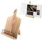 Recipe Book Stand Holder, Cookbook Stands for Kithchen, Wooden Cook Book Display Stand - 8.9 * 14.5IN