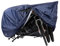 Navaris Fahrradabdeckung XXL Navy - Wetterfeste Fahrradgarage - 210D Polyester mit PU-Beschichtung - Fahrradschutzhülle - Fahrradgarage wetterfest für 3 Fahrräder