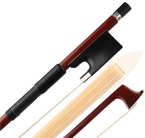Geigenbogen zum Spielen Violinbogen Sandelholz Palisander Kohlefaser natürlicher Schachtelhalm Musikinstrumentenzubehör Violinbogen Schachtelhalm achteckiger Violinbogen(Sandalwood bow)