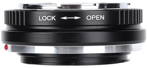 MMABEUTF Manueller Fokus-Objektivadapter für EF-zu-Fuji-X-Mount, vollständiger manueller Betrieb, Blendenpriorität, robuste Konstruktion aus Aluminiumlegierung