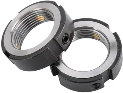 Contre-écrou radial Écrou rond M30 x 1,5 M36 x 2 M35 x 1, M40 M45 x 2 M52, contre-écrou à filetage fin for vis à billes 1605/2005/2505/3205 for fraiseuse CNC(M35X2)