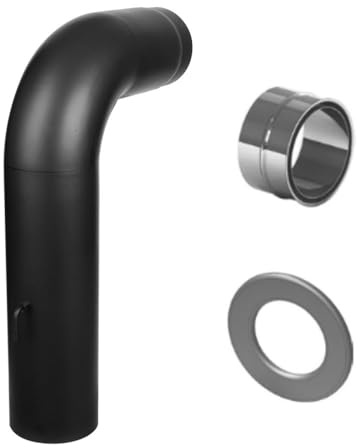 Jeremias Vollformbogenrohr Set | Ø 150 mm | schwarz