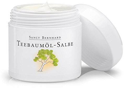 Sanct Bernhard Teebaumöl-Salbe mit Jojobaöl, Avocadoöl, Ringelblumenöl, Getreidekeimöl 100 ml
