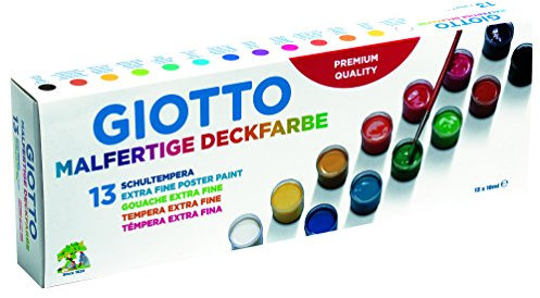 GIOTTO 3513 00 Temperafarbe, 13/Mehrfarbig, 29.5 x 3.7 x 10.5 cm