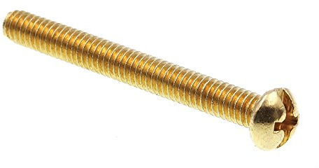 Prime-Line 9003018 Maschinenschraube, Rundkopf, Schlitz/Phillips Combo, Pack of 25, 25