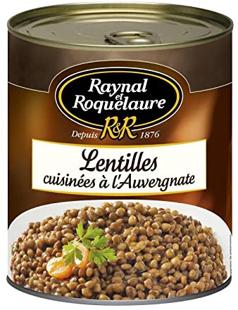 RAYNAL ET ROQUELAURE - Lentilles Cuisinées À L'Auvergnate 820G - Lot De 4 - Vendu Par Lot