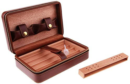 Tubayia cigarr fuktighet box läder cigarrlåda cigarrlåda resehumidor present