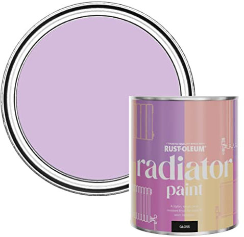 Rust-Oleum Purple Heat Resistant Radiator Paint in Gloss Finish - Violet Macaroon 750ml