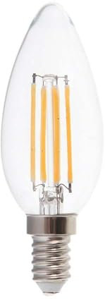 V-TAC VT-21125 Lampadina LED candela E14 dimmerabile a filamento lampada 5.5W 110lm/W luce bianco caldo 3000K - 7806