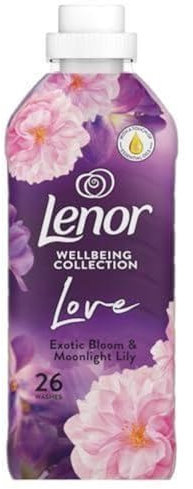 LENOR FABRIC CONDITIONER EXOTIC BLOOM 26 WASHES 858ML