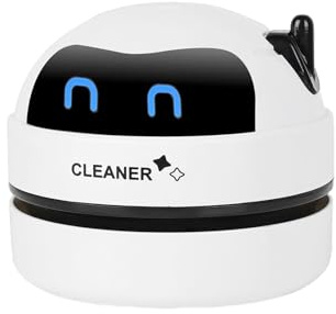 Funmo Mini Aspiradora de Mesa, Aspiradora de Mano Portátil USB Recargable, Mini Aspiradora Eléctrica de Escritorio para Escritorio, Hogar, Oficina y Coche