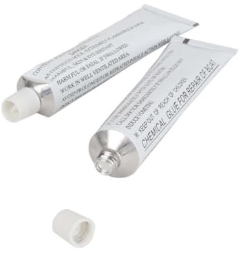 Rurunklee Flüssiges PVC Reparatur Kleber für Schlauchboote Su p Flickzeug für Pool Pool Spa Luftmatratzen Wasserbett Luftbett Airtrack Wathose Funktioniert Auf PVC Materialien -2 x 30ml