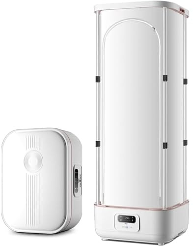 GJBMXSM 900w Automatic Wireless Vertical Steam Closet, With Remote Control/Built-In Aromatherapy Box, Collapsible Hanging Garment Steamer, For Clothes & Fabric, Quickly Removes Wrinkles