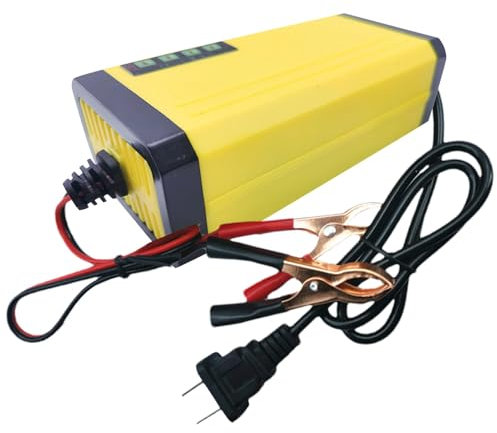 Caricabatteria per auto, caricabatteria e mantenitore da 12 V | Caricabatterie di mantenimento per batteria auto | Caricabatterie 12 Volt Caricabatterie Multifunzione per Auto Elettrica, Scooter, Moto